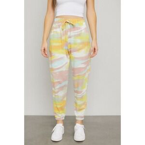 Last Tango Joggers Women's Pastel Rainbow Sweatpants Casual Lounge Pants